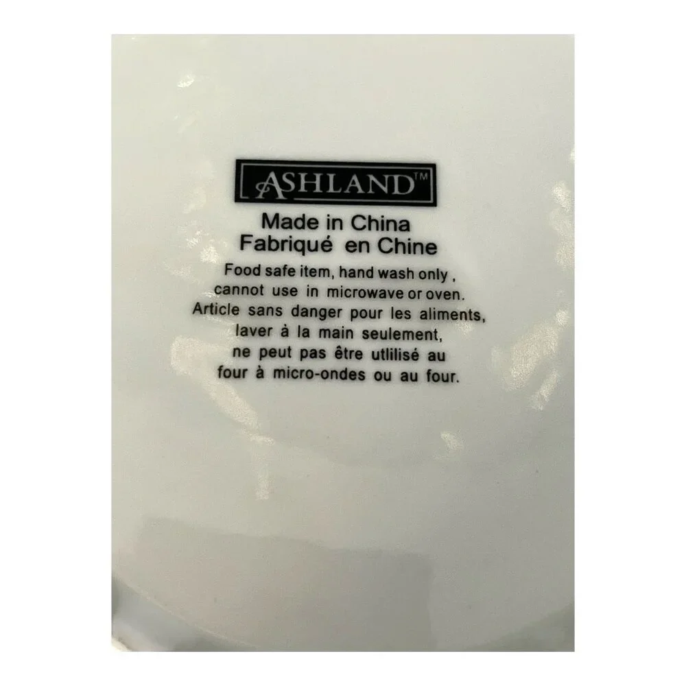 Ceramic Hanukkah Menorah Plate – 6.25"  Judaica Dish – Blue & White Festival of - Picture 3 of 4